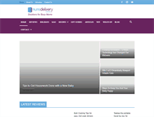 Tablet Screenshot of mumsdelivery.com.au